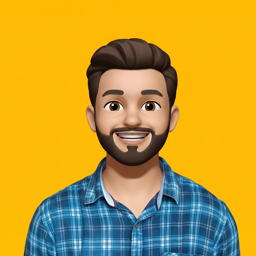 Illustrated portrait of Harsh Lashkari